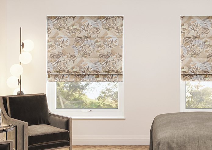 Osaka, Latte - Motorised Roman Blind - Image 3